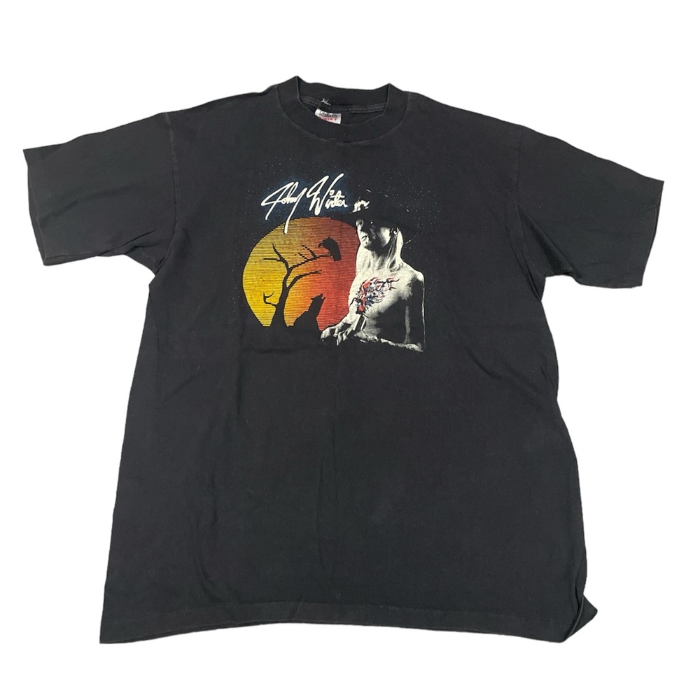 Vintage 1990s Jonny Winters Single Stitch Tshirt Size:XL